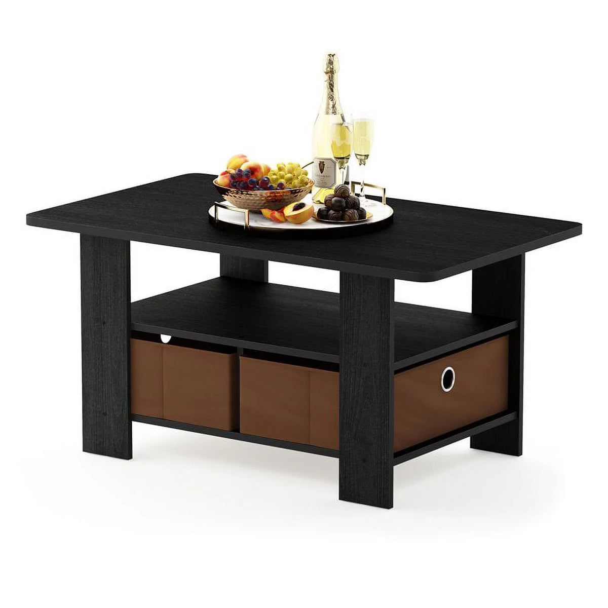 Americano Medium Brown Coffee Table with Bin Drawer L605568