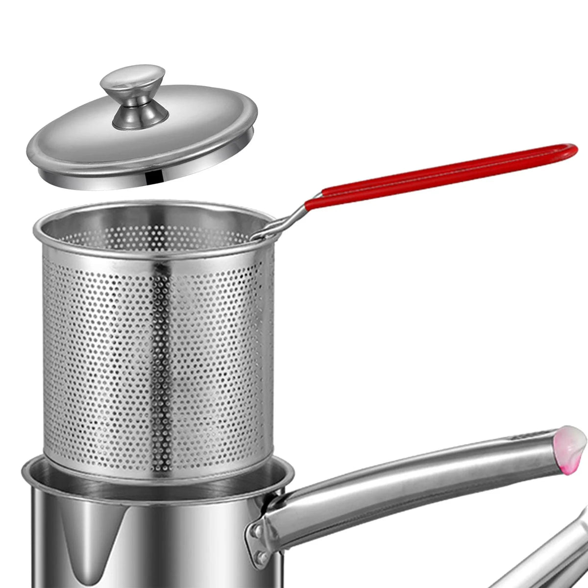 Nonstick Deep Frying Pot with Handles 1.2L H603