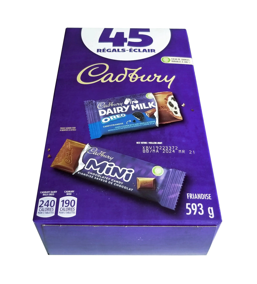 Chocolate Bars 45 count 593g Y581025