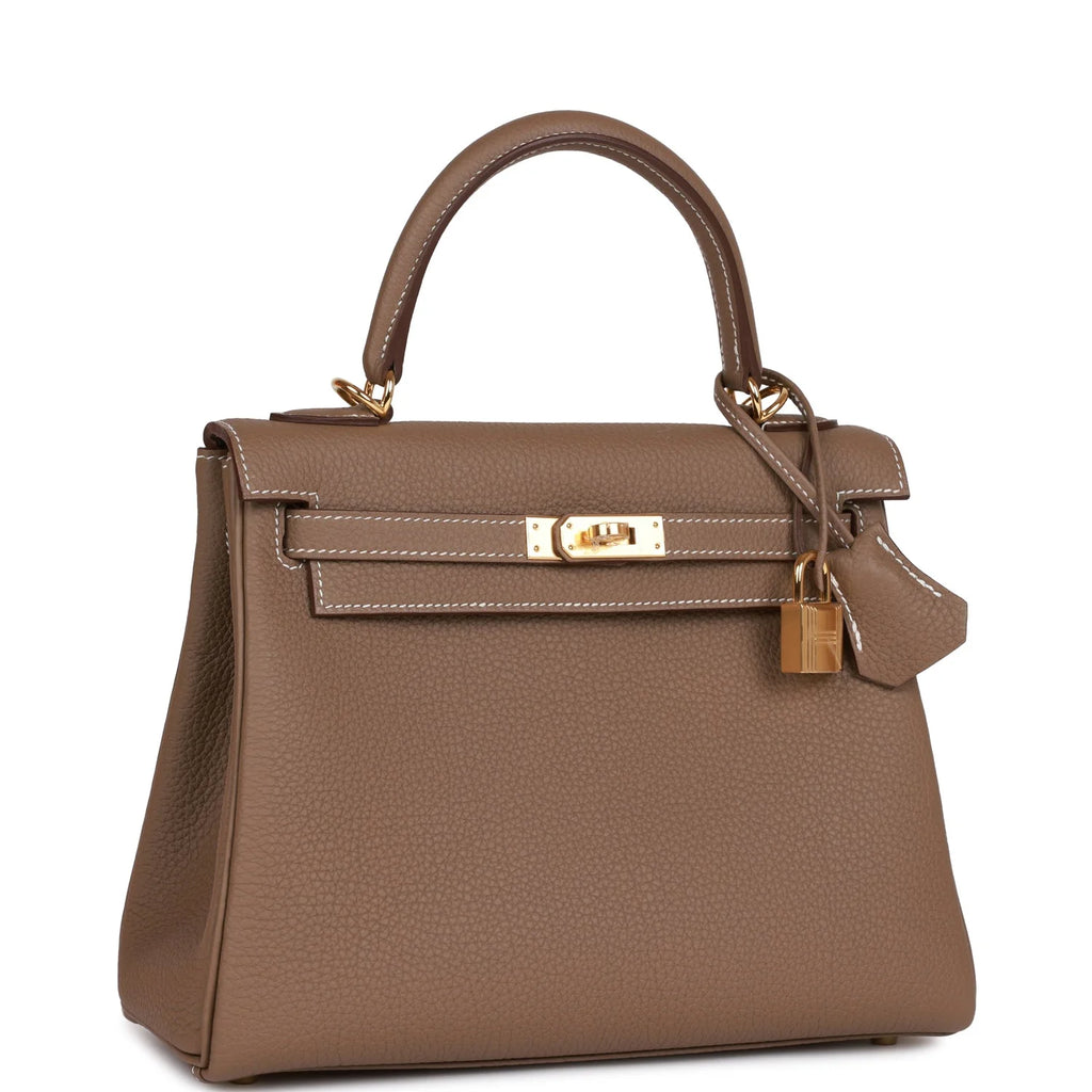 Etoupe Togo Leather Bag R93566