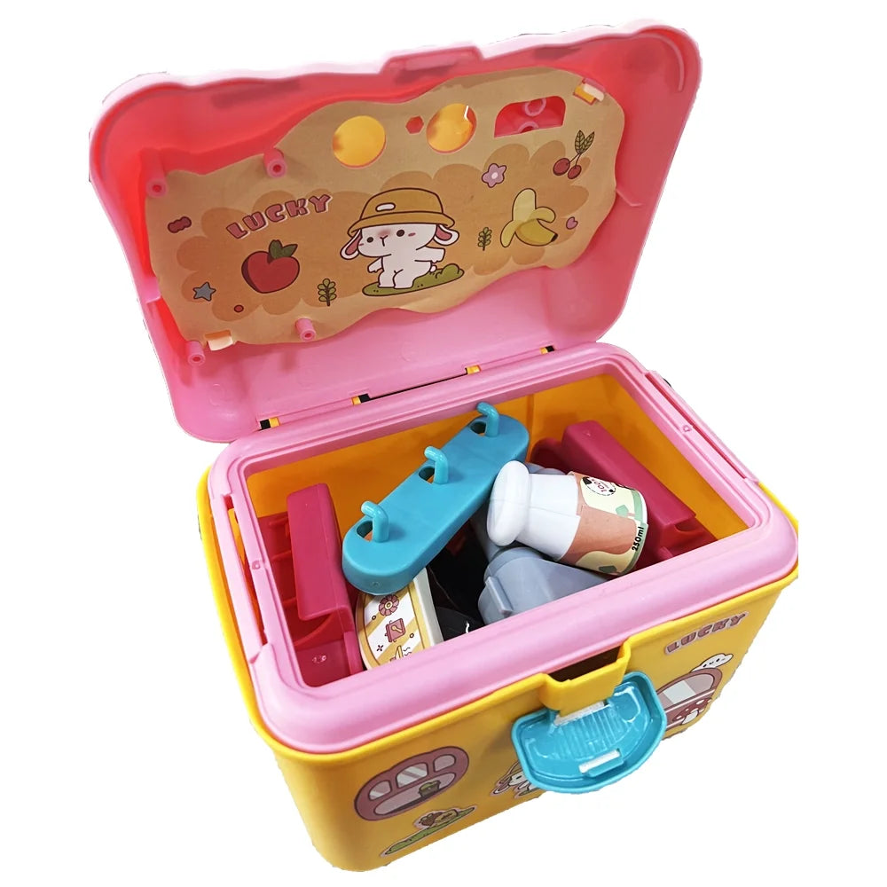 Kids Picnic & Kitchen Playset with Color Changing Play Foods S364341