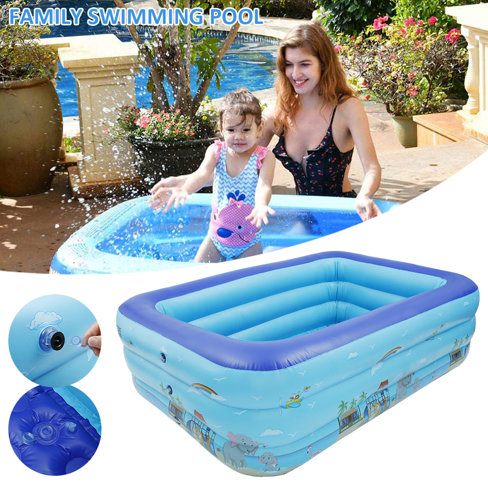 Inflatable Swimming Pool for Kids Adults Family U8246