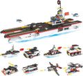 786 Pieces 8 in 1 Military Battleship Building Blocks Set B522