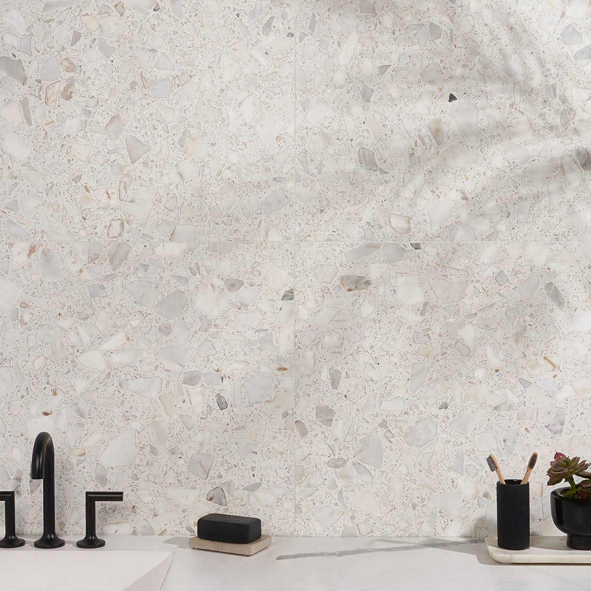 Beige Cream Honed Marble Tile R57225
