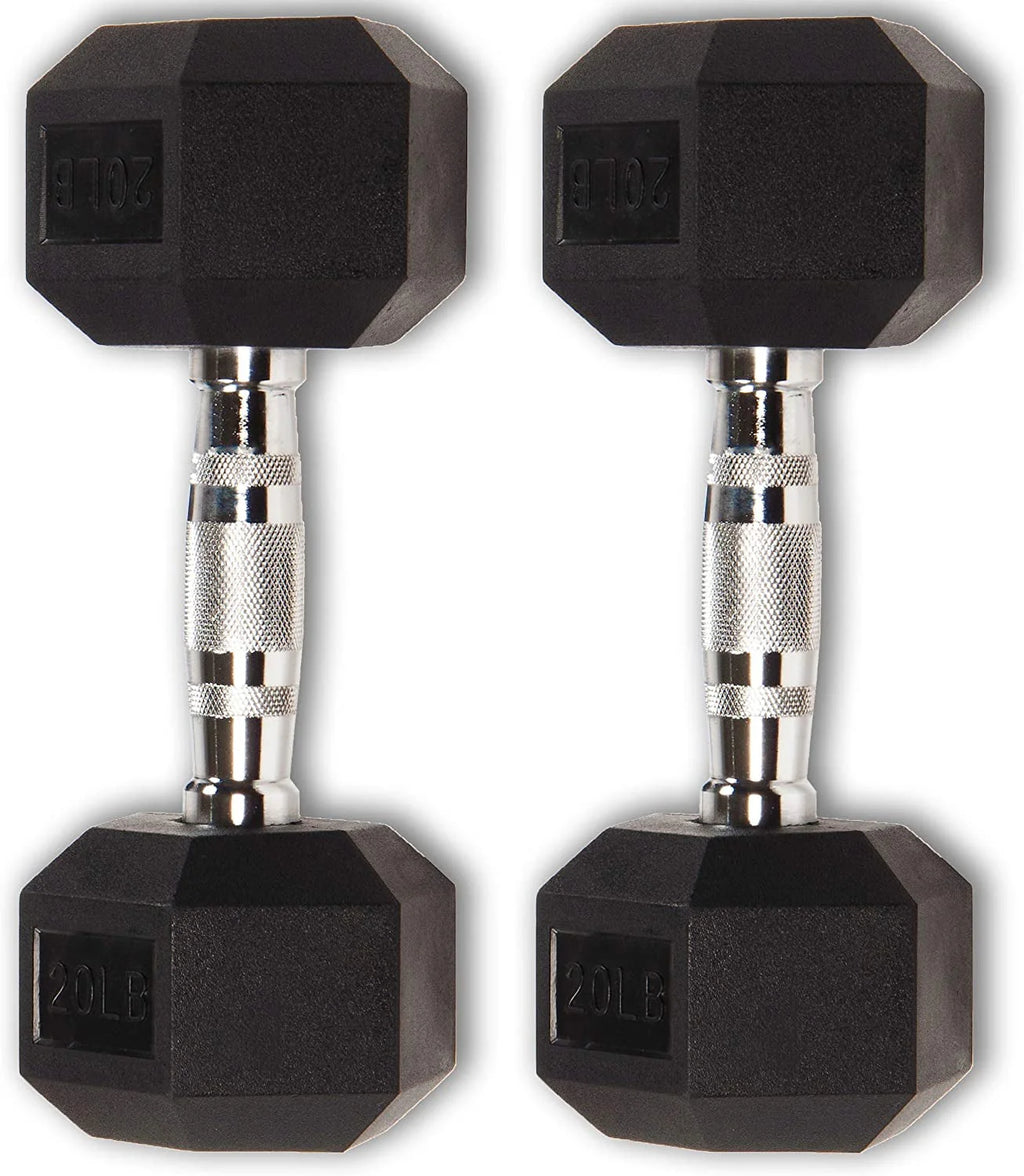 20 lb Pair Hex Dumbbells M191176