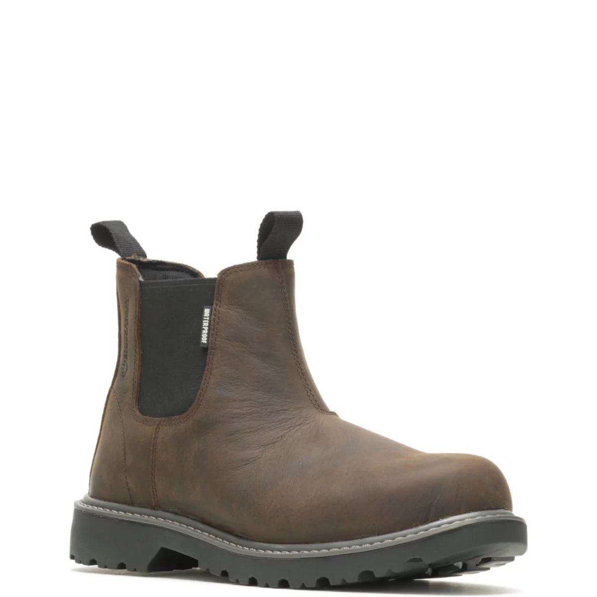 Dark Brown Steel-Toe Work Romeo Y138153