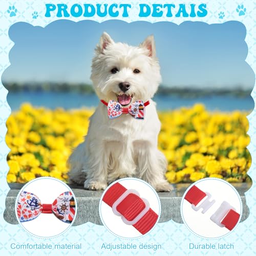 80 Pcs Dog Bow Ties Assorted Pattern D6584