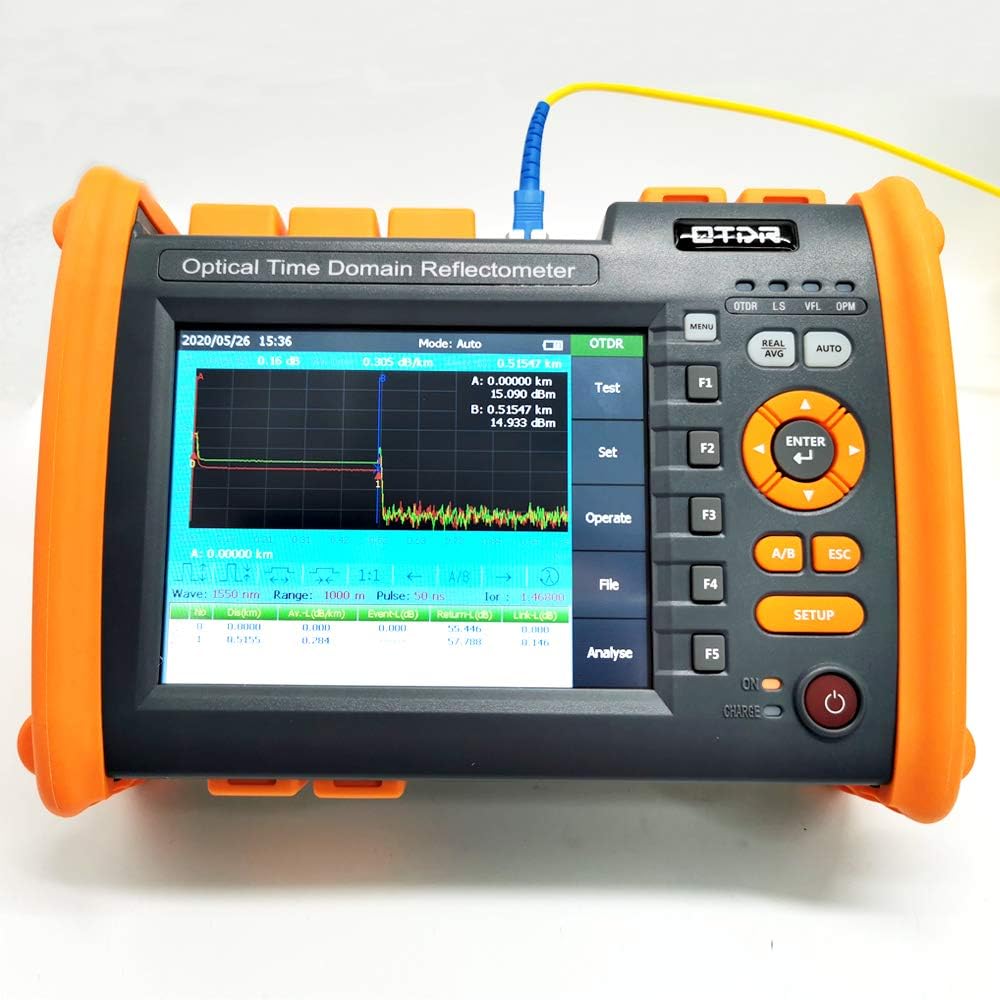 Optical Time Domain Reflectometer 1310/1550nm 32/30dB SM OTDR Tester with VFL OPM OLS Function M47416