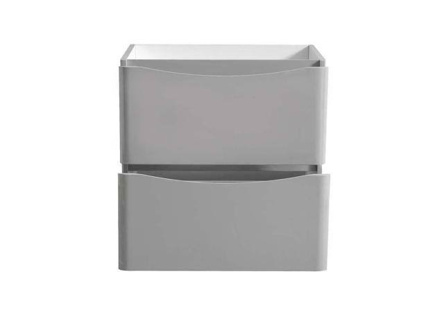 Glossy Gray Free Standing Bathroom Cabinet G947