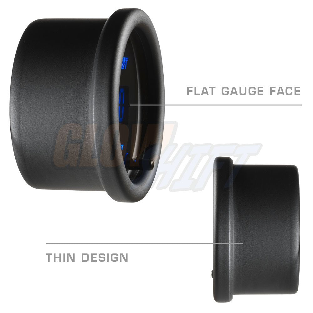 10 Color Digital Wideband Air/Fuel Ratio Gauge with Oxygen Sensor, Data Logging Output, Tinted Lens, 2-1/16" (52mm) K4230