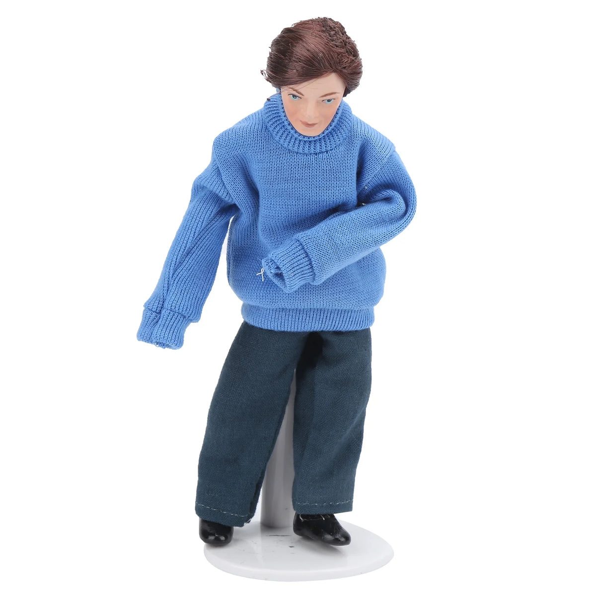 Porcelain Dollhouse People with Rotatable Limbs P720