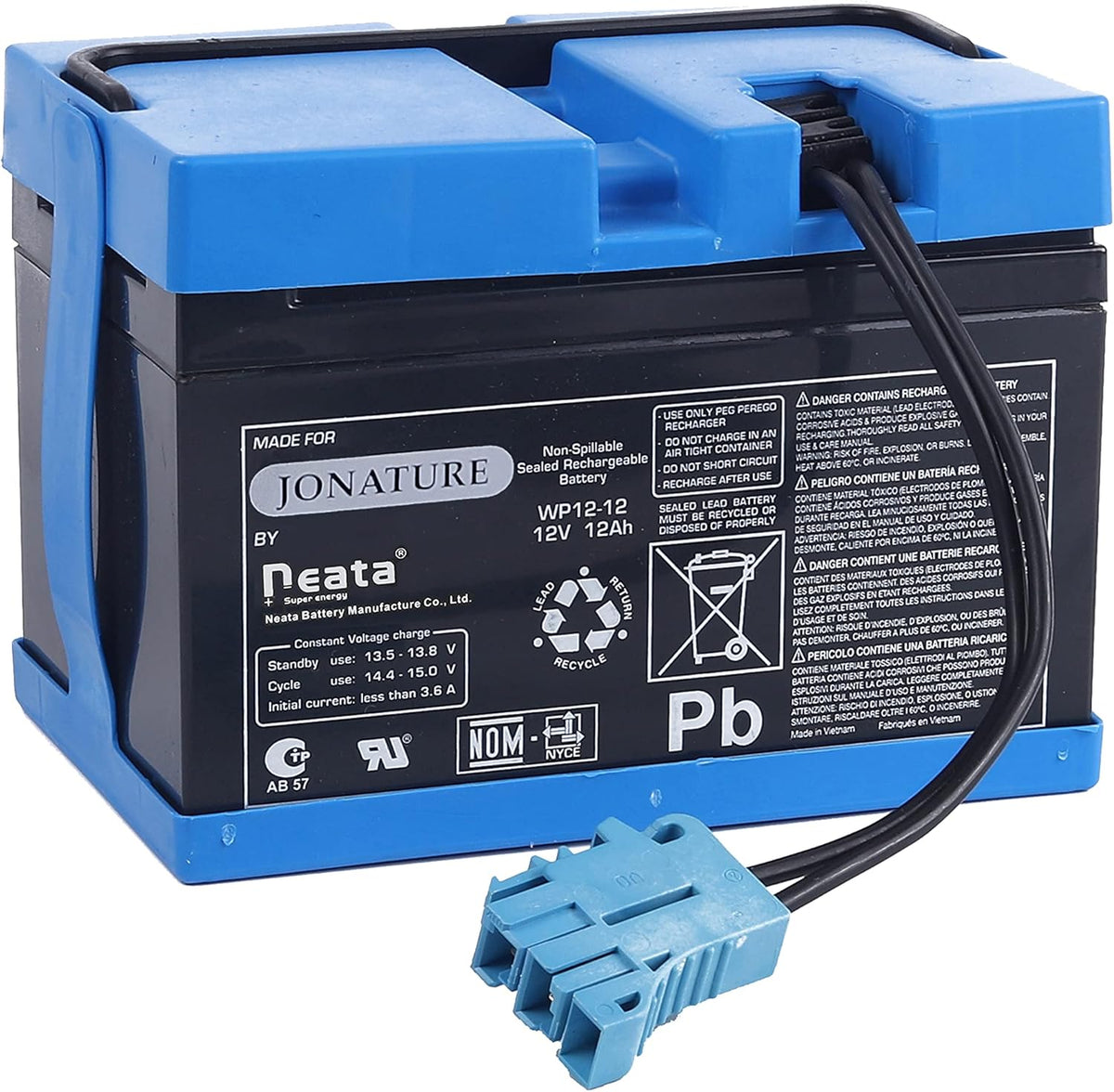 12V 12Ah Battery Pack of 2 X775637