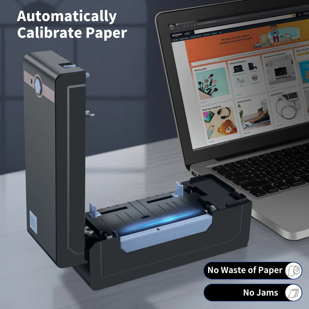 Thermal Label Printer, 4''x6'' Bluetooth H1386