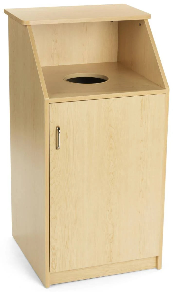 Maple Circular Opening 36 gal Trash Receptacle B917766
