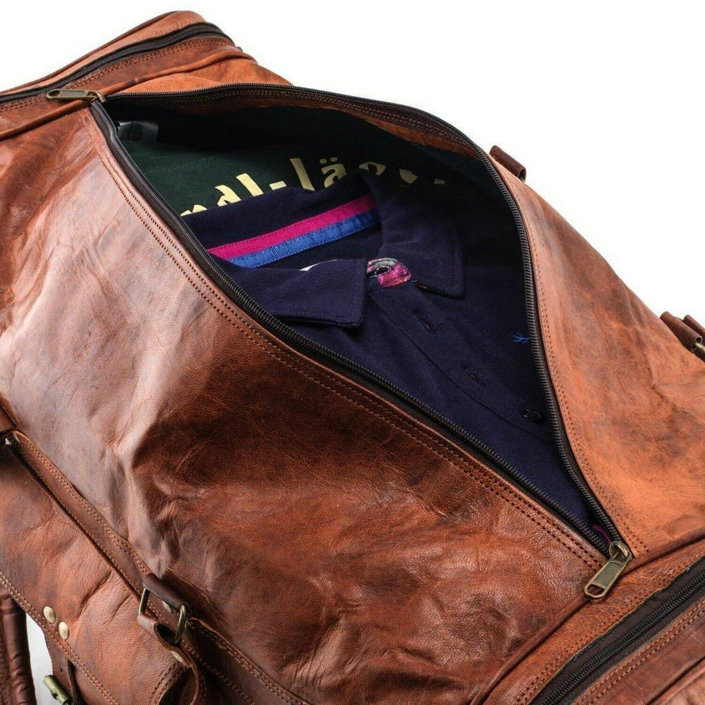 Genuine Leather Duffel Bag L67127