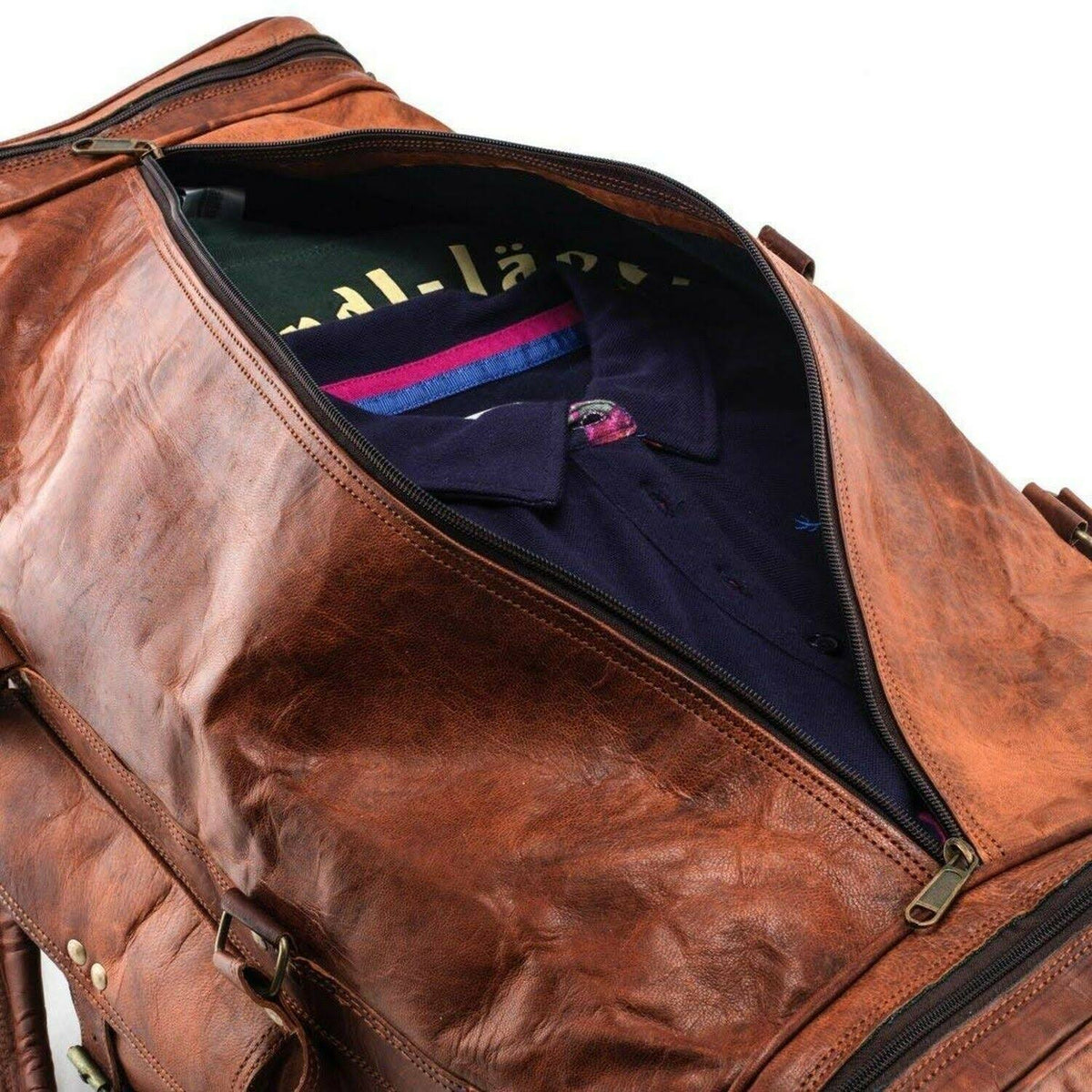 Genuine Leather Duffel Bag L67127