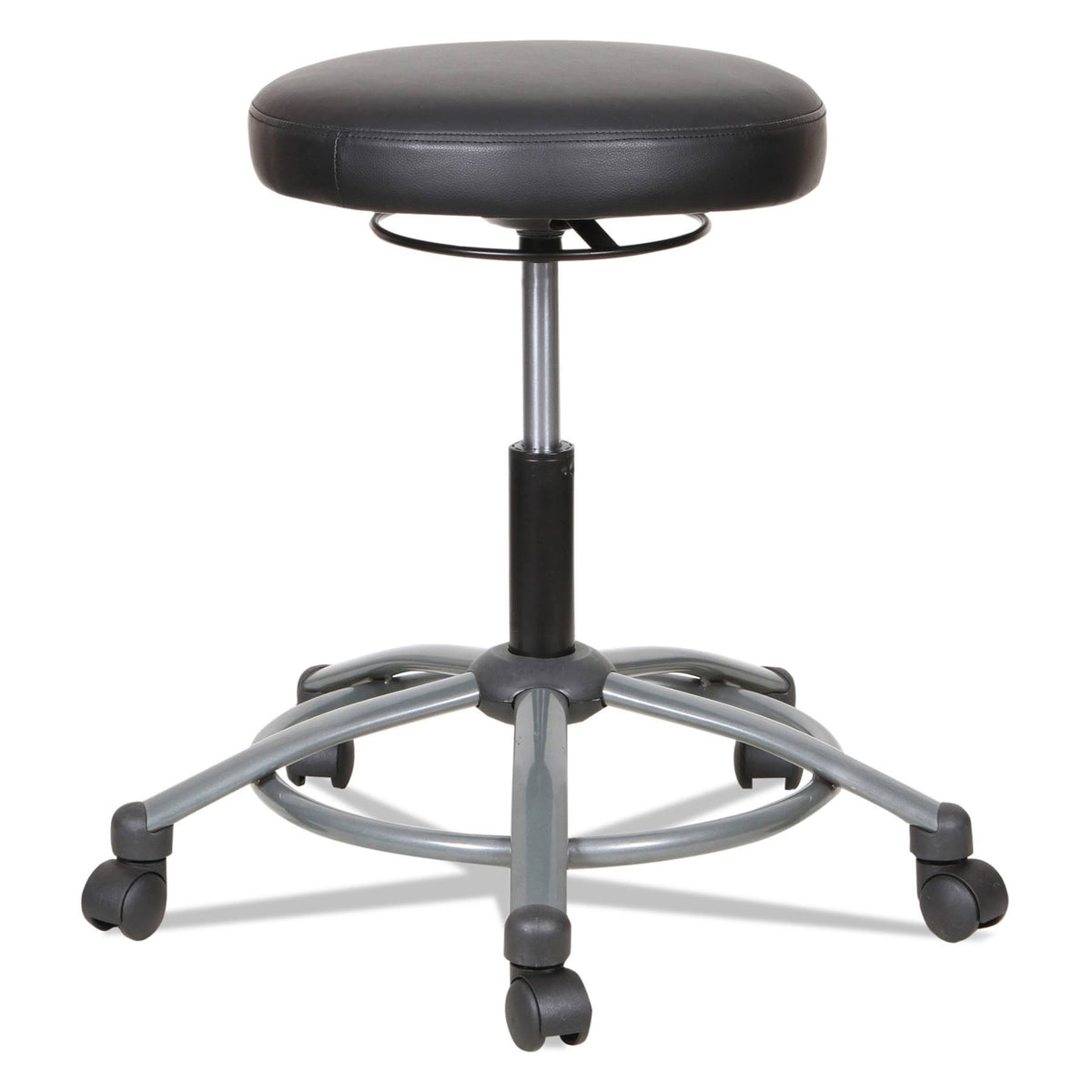 Black Height-Adjustable Utility Stool V368