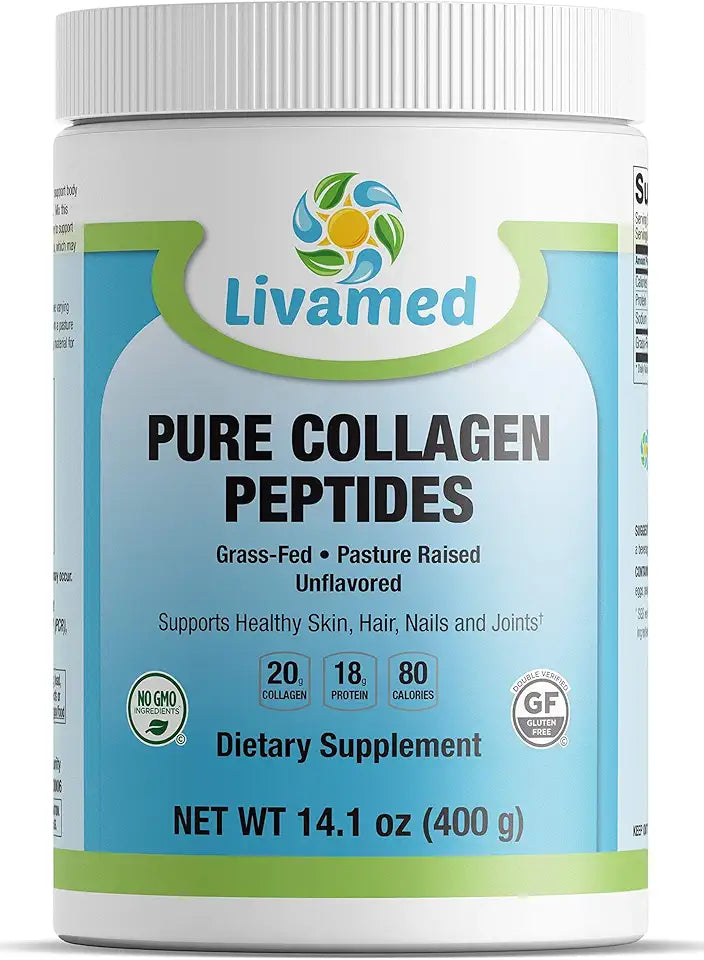 Grass Fed & Pasture Raised Collagen Peptides 14.1 oz W3641