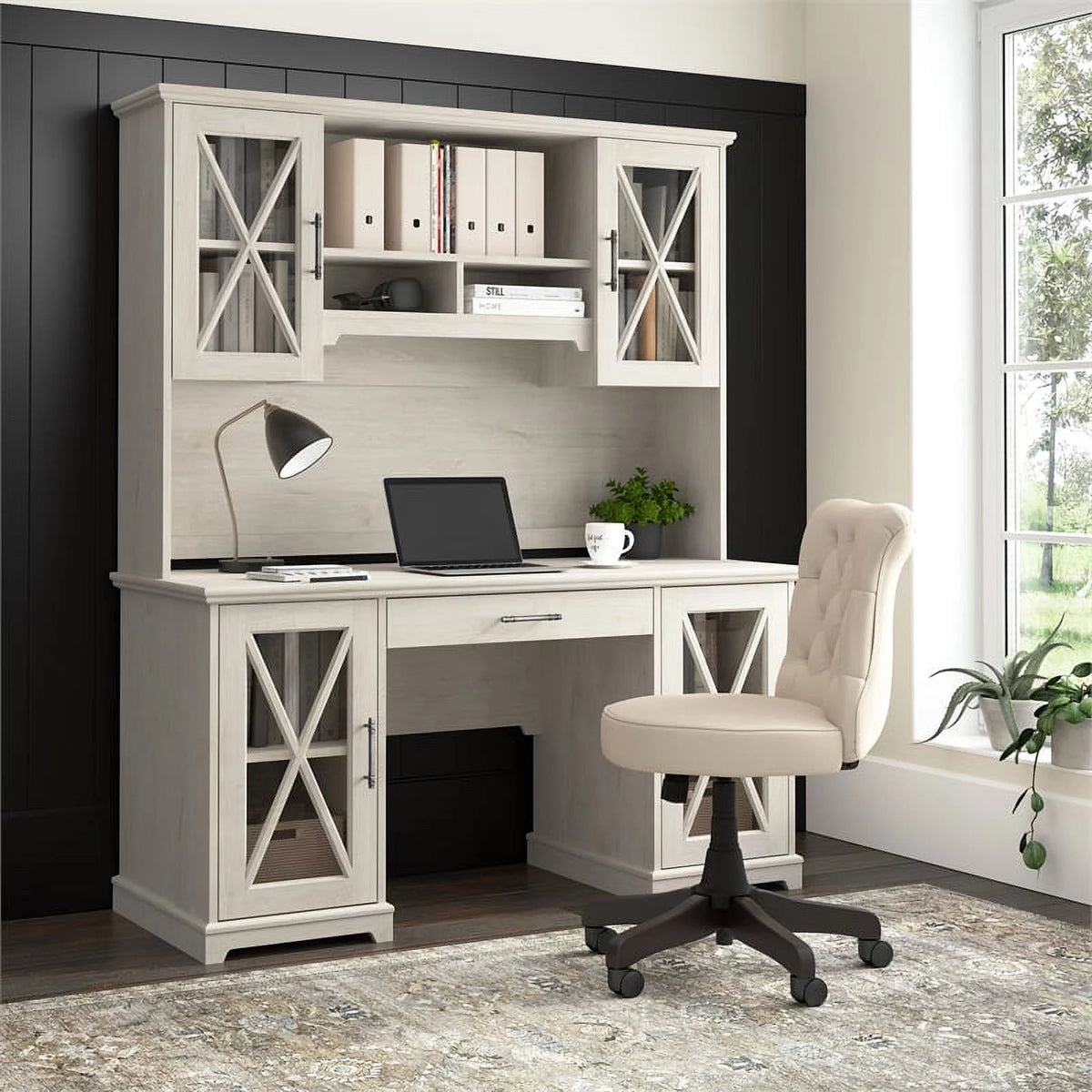 Engineered Wood Hutch for Buffet Cabinet L21704